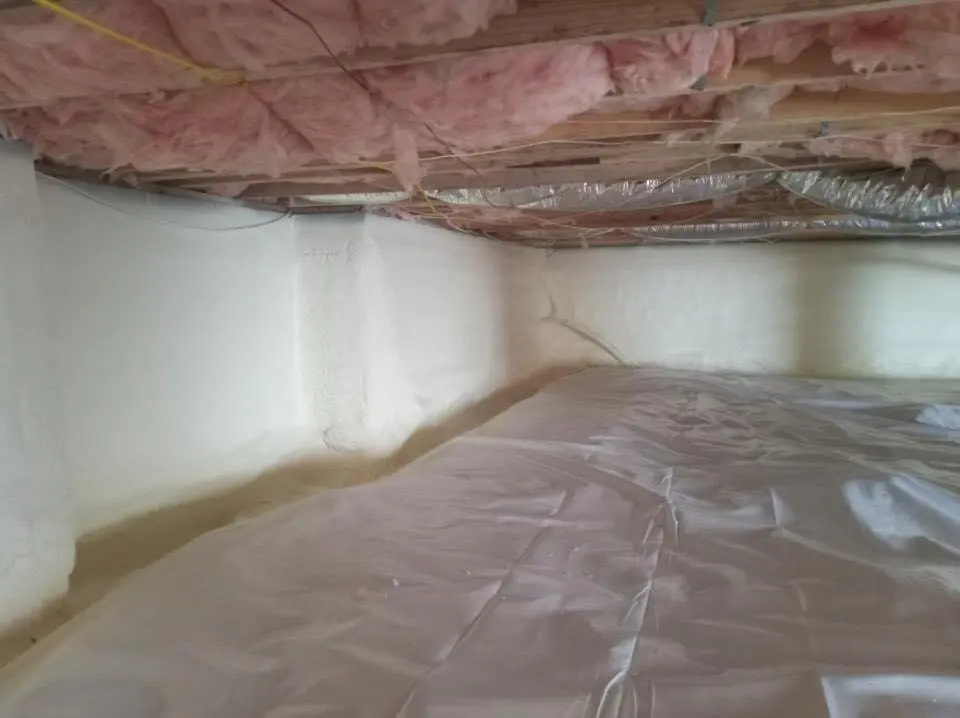 Crawl space encapsulation with closed-cell spray foam for Metal Roof Coating in Seneca Falls